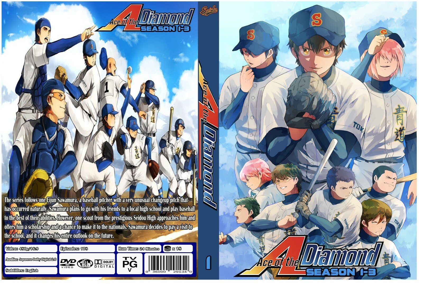Ace of the Diamond Complete Series Season 1-3