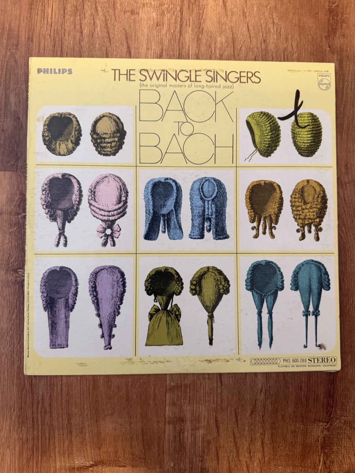 The Swingle Singers - Back to Bach Vinyl LP Philips PHS 600-288 Stereo 1969 The Swingle Singers - Back to Bach Vinyl LP Philips PHS 600-288 Stereo 1969