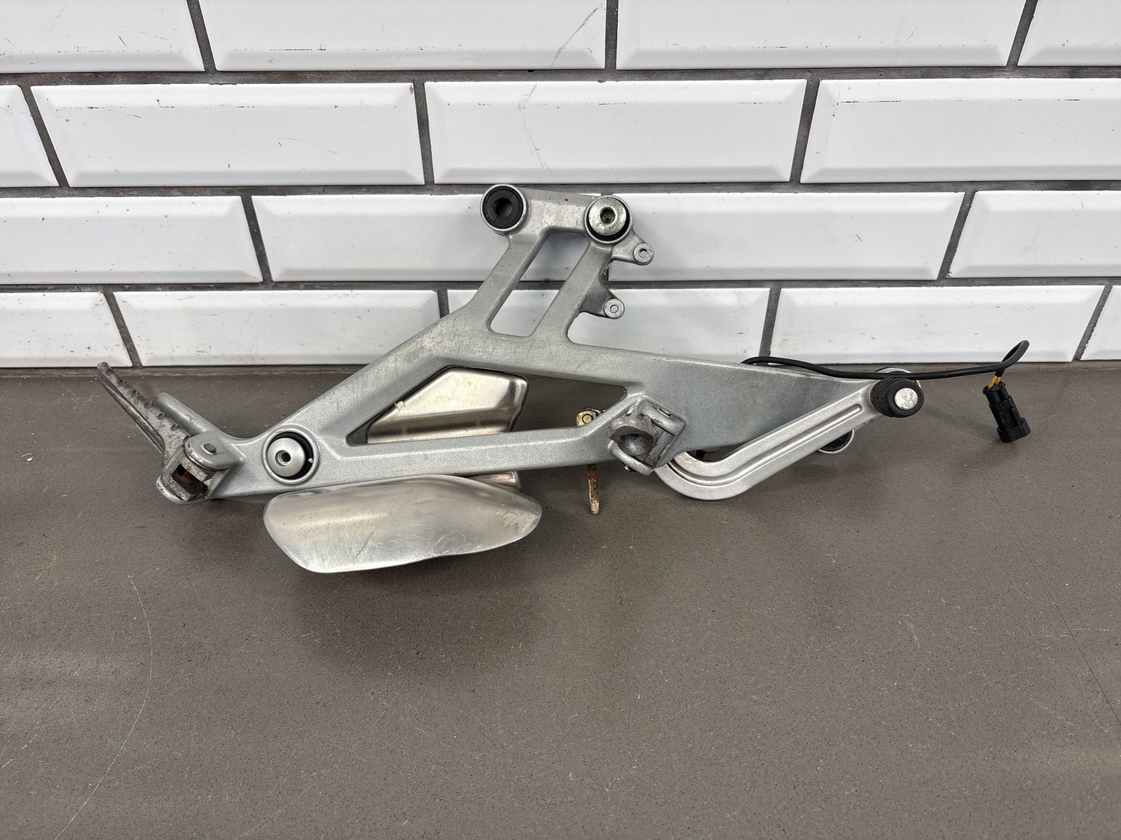 2006 Ducati Monster 620 Right Rearset Foot Peg Brake Lever OEM