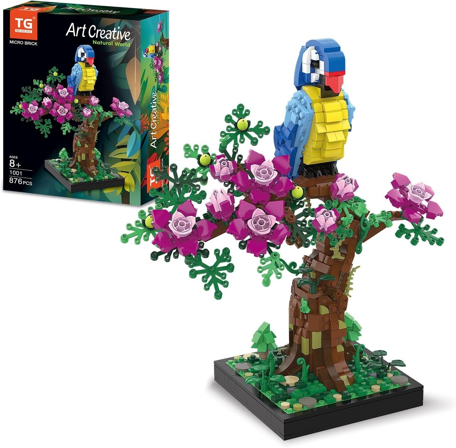 LEGO Icons Orchid Artificial Plant, Building Set with Flowers, Home Décor Gift..