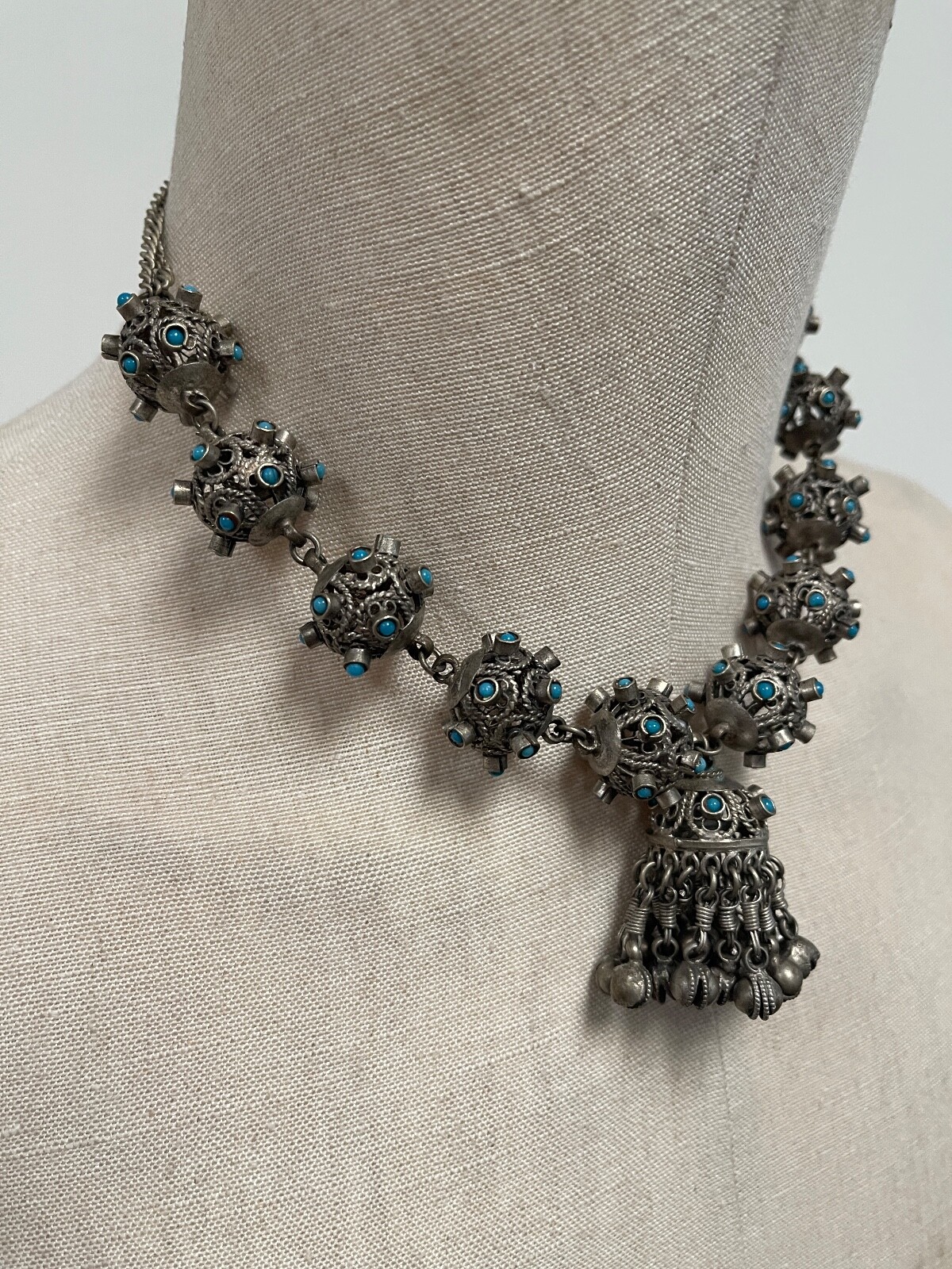 Old Antique Islamic Turkmen Necklace Old Antique Islamic Turkmen Necklace