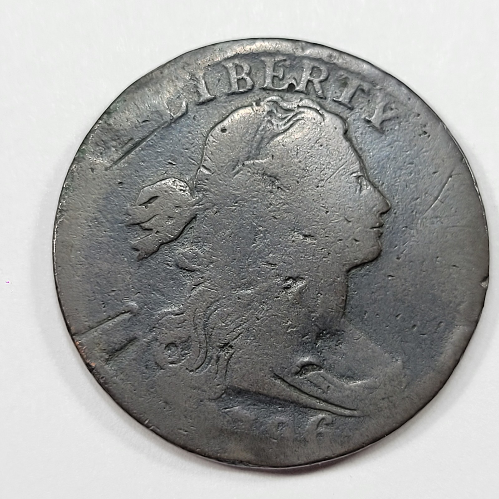 1796 Draped Bust Large Cent 1c Rev of 94 Rare Circulated Early Copper *V5