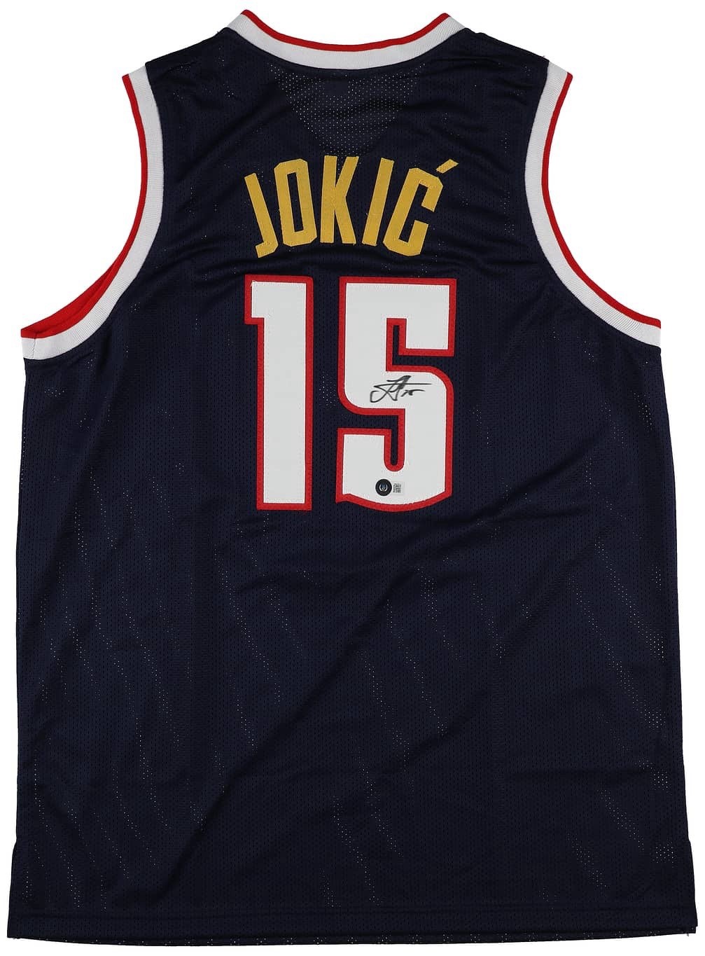 Nikola Jokic Autographed Signed Denver Nuggets Custom Jersey - Beckett Authentic