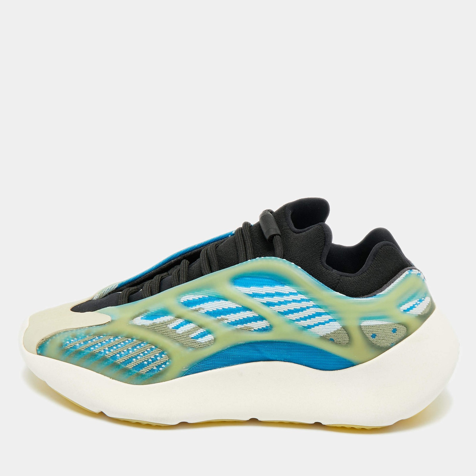 Yeezy x Adidas BlueWhite Knit Fabric 700 V3 Arzareth Sneakers Size 42 23