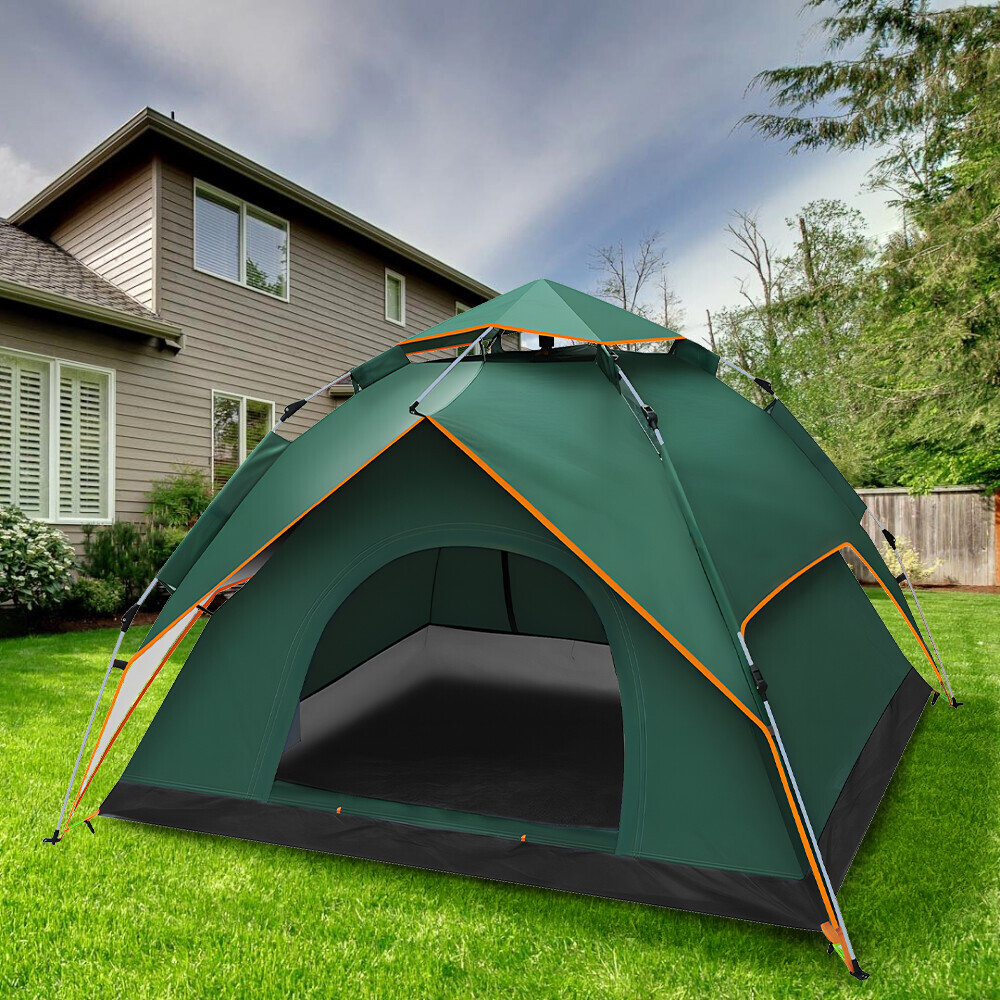 3-4 Person Pop Up Tents Waterproof Windproof Instant Tent for Camping Hiking 3-4 Person Pop Up Tents Waterproof Windproof Instant Tent for Camping Hiking