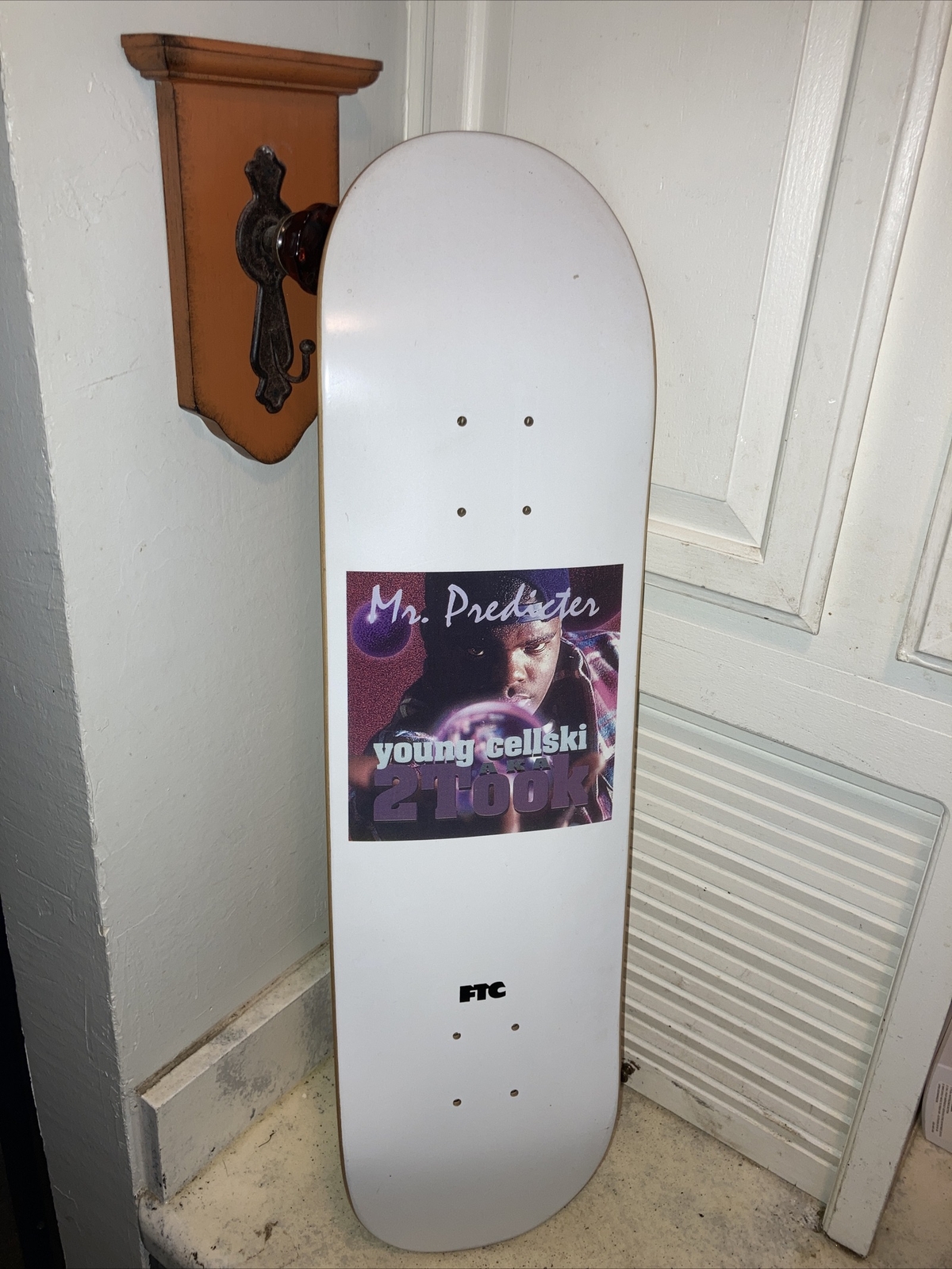 NOS Rare FTC x Mr. Predictor Young Cellski AKA 2TOOK 8.25 X 31” Skateboard Deck