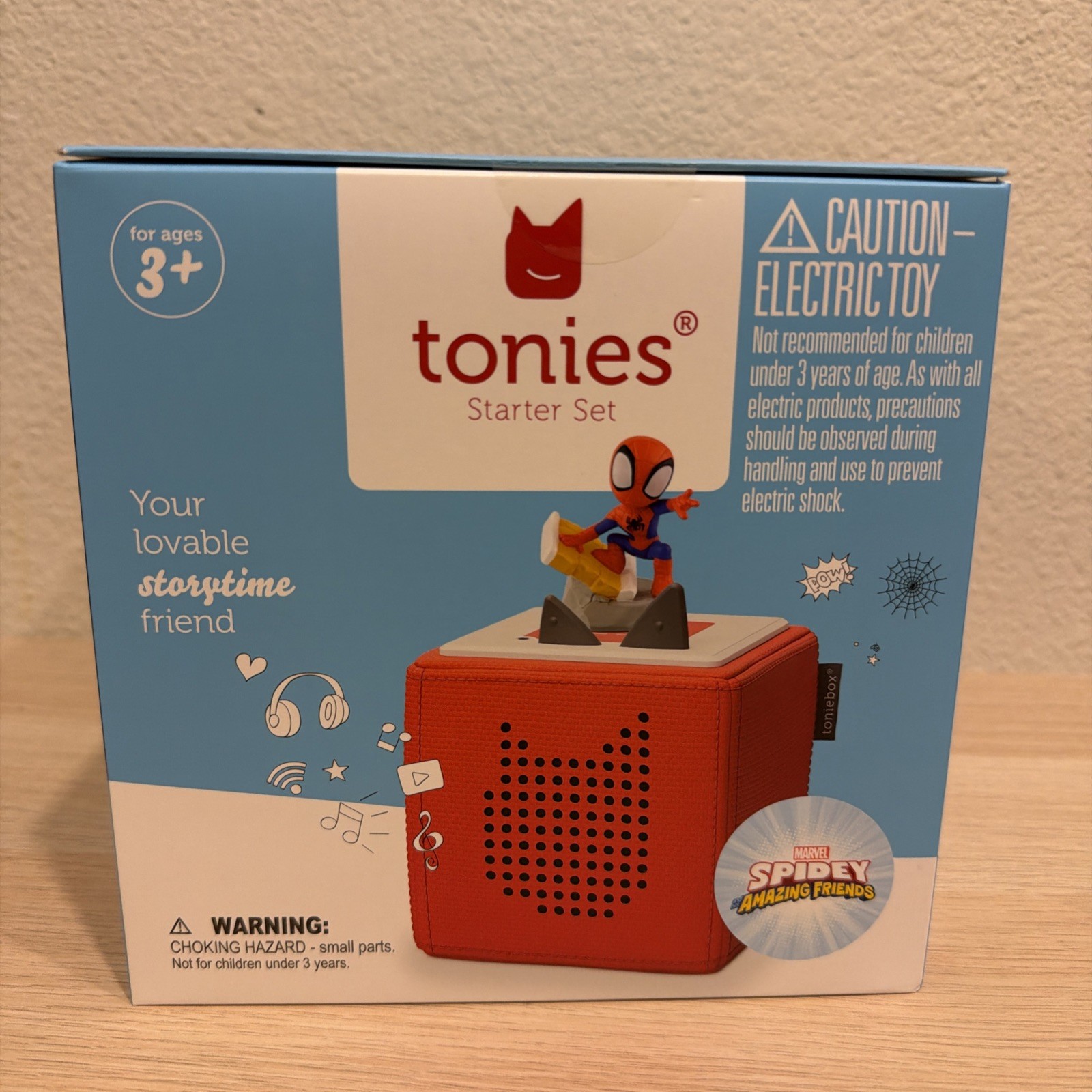 Tonies Toniebox Starter Set Spidey Marvel NEW Sealed Red Tonies Toniebox Starter Set Spidey Marvel NEW Sealed Red