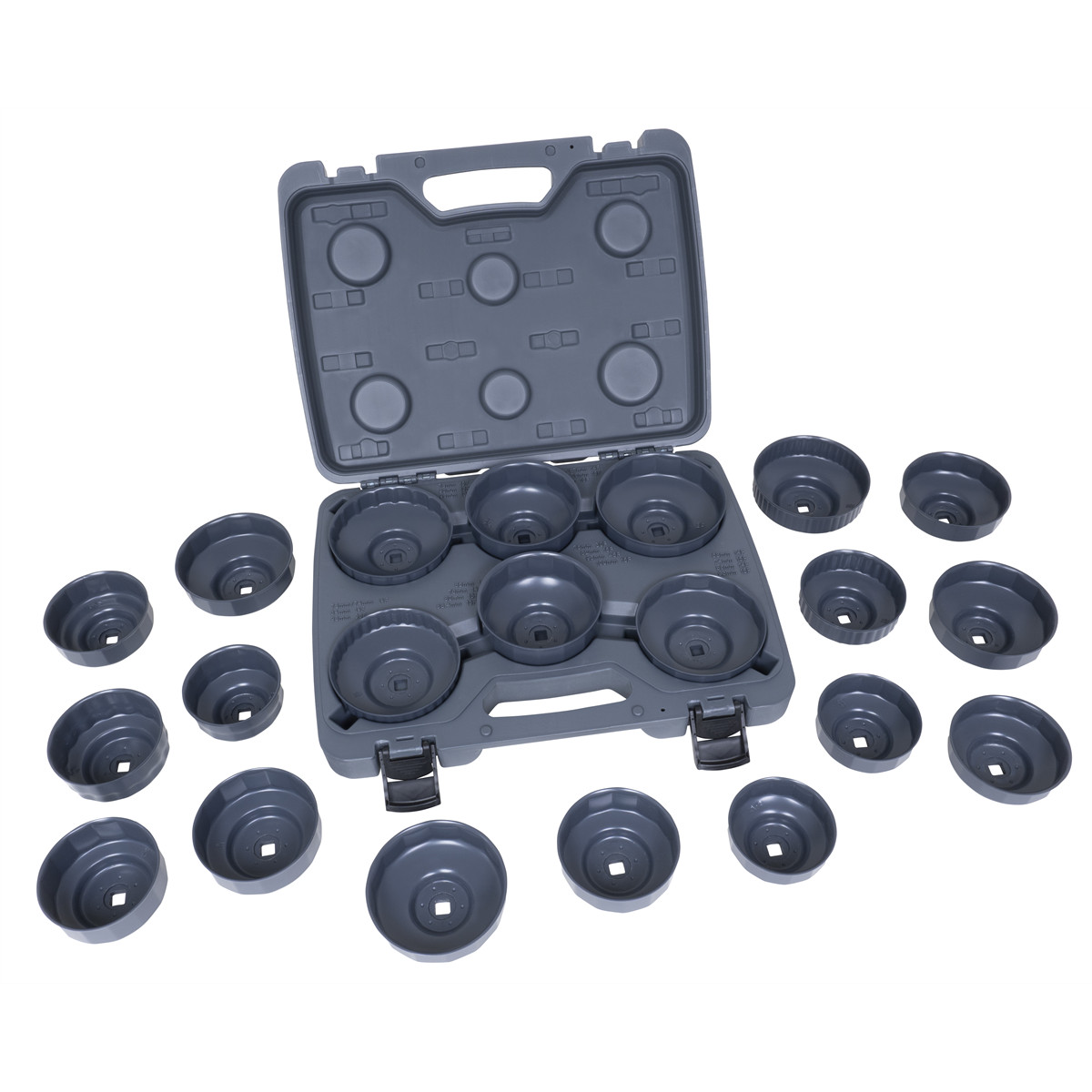  Lisle H.D. End Cap Wrench Set, 21 pc. 61460