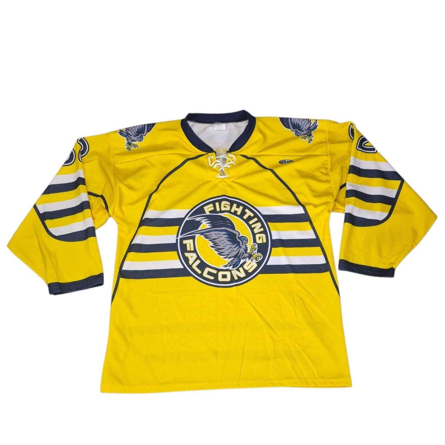 Athletic Knit Fighting Falcons Hockey Jersey Yellow Smith 62 Mens Large