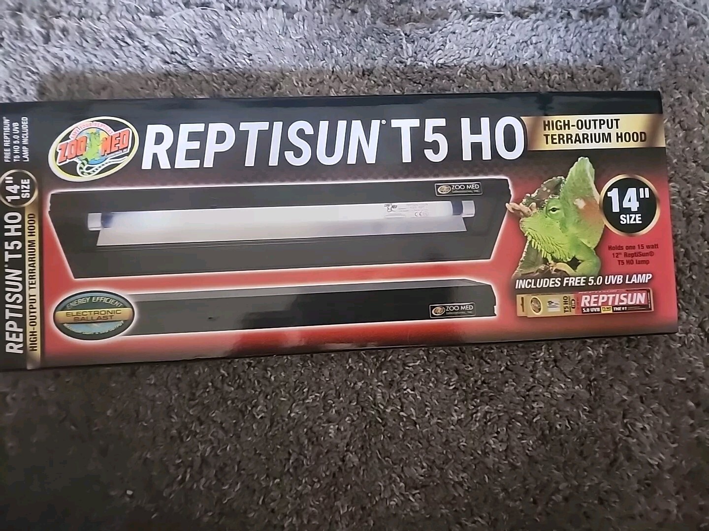 Zoo Med Reptisun T5 HO High Output Terrarium Hood W/Free Lamp 14