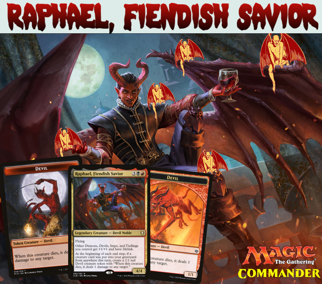 Raphael, Fiendish Savior MTG EDH Commander Deck, Rakdos Devil Beatdown