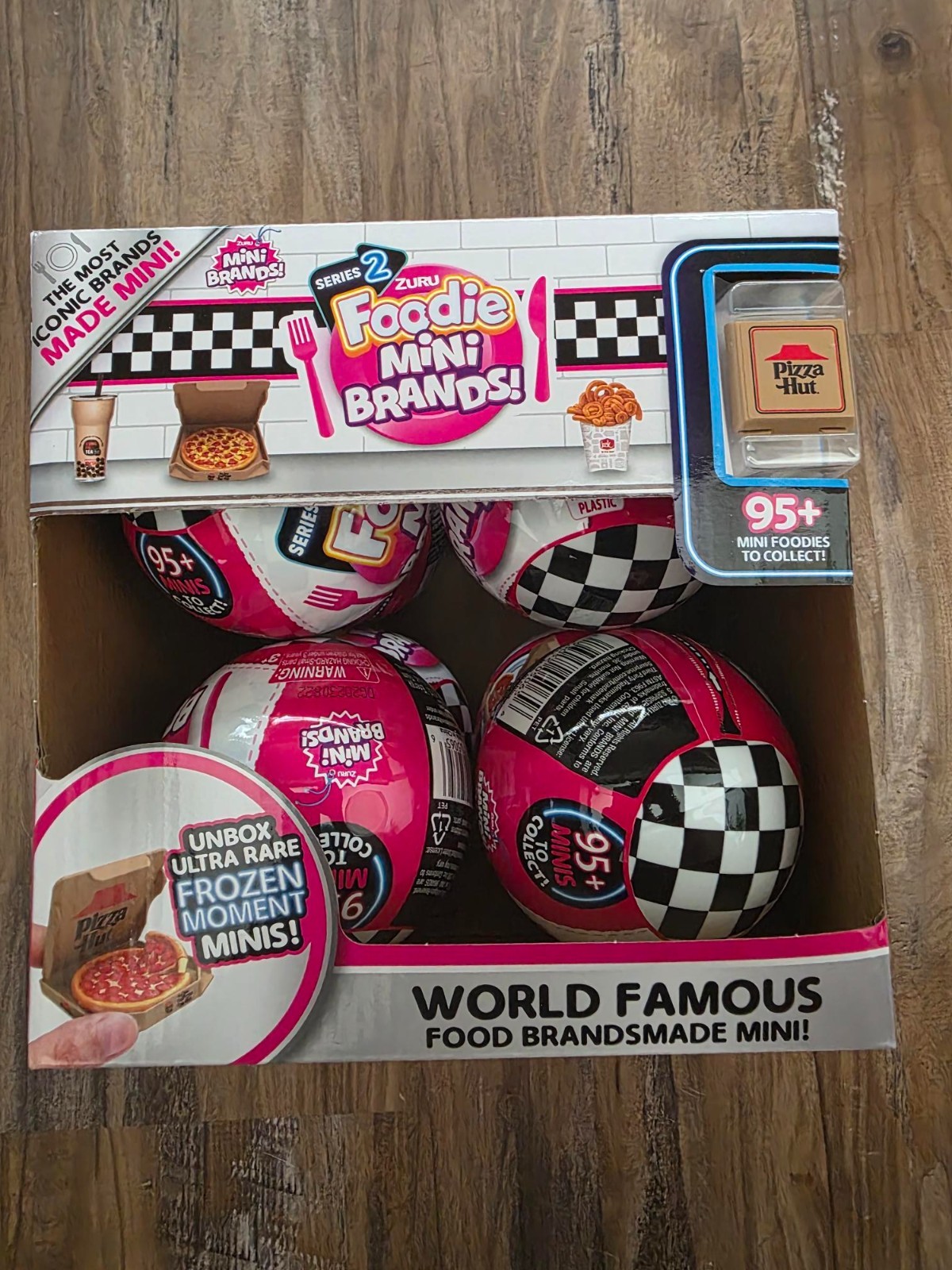 Zuru Mini Brands Foodie Series 2 New Sealed Balls Display Case of 8 - Lot of 8