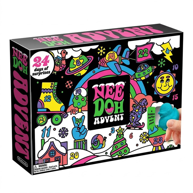 2026 NeeDoh Advent Calendar 24 Days Of Surprise Christmas Countdown BRAND NEW 2026 NeeDoh Advent Calendar 24 Days Of Surprise Christmas Countdown BRAND NEW