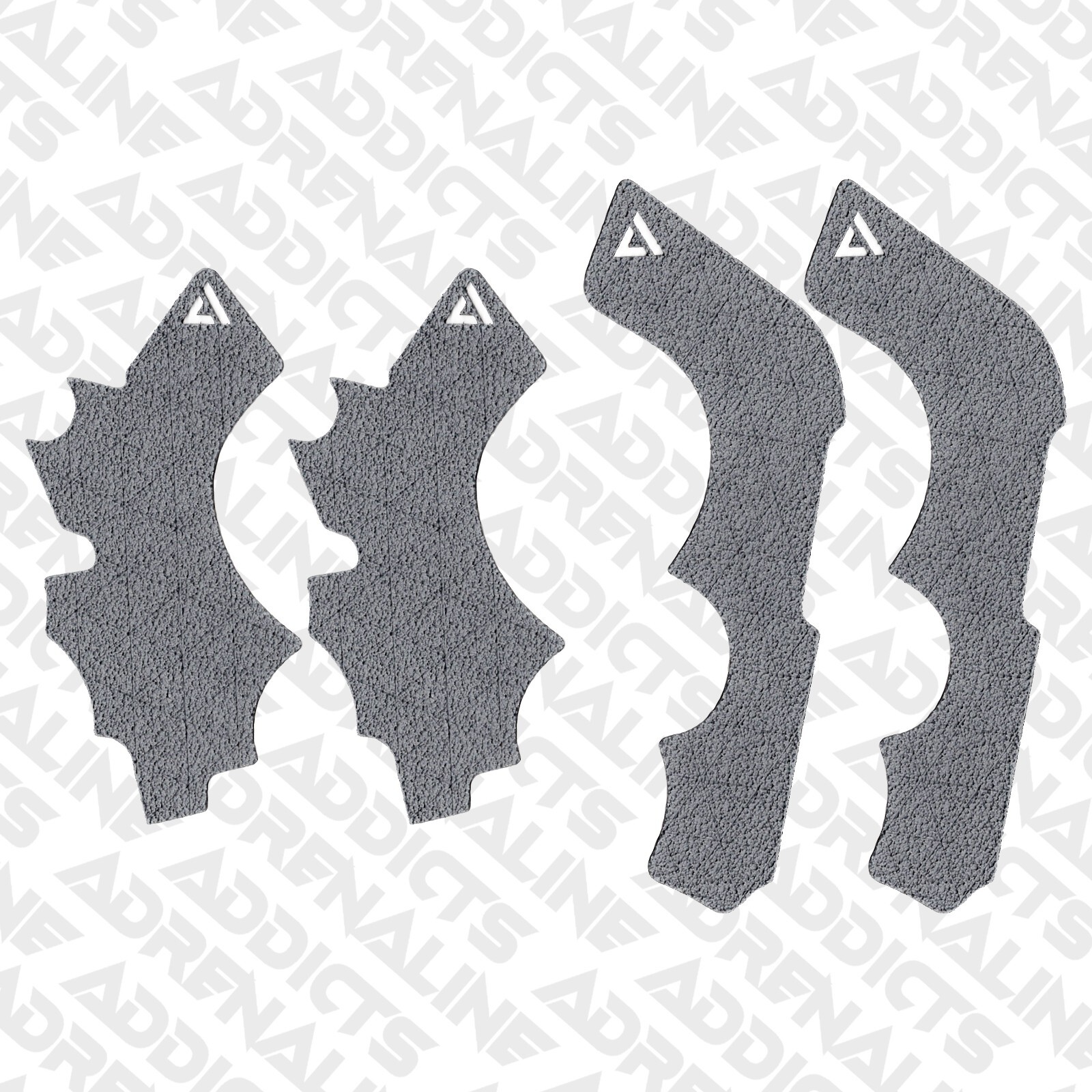 01 - 2026 Kawasaki KX85 KX100 KX112 Rubberized Grip Tape Frame Guard (2 Pairs)