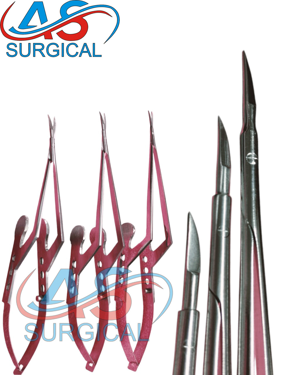 Kamiyama Micro Scissors 16,18,20cm For Neurosurgery Bayonet Handle German