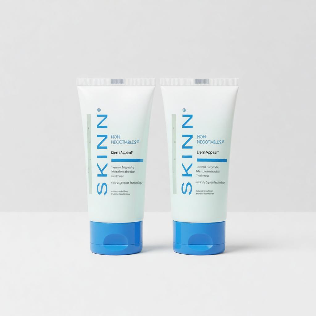 2PCS Skinn DermAppeal Microdermabrasion Treatment 2OZ Gentle Facial Exfoliator