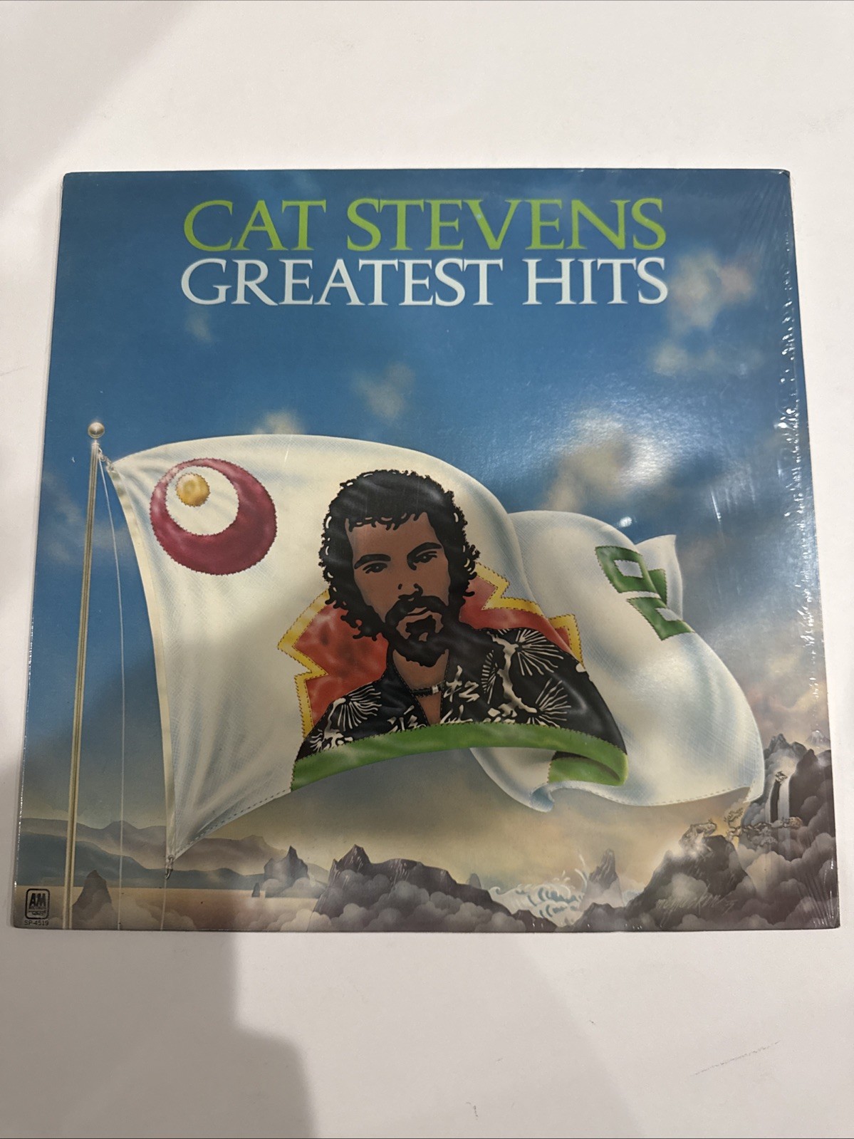 Cat Stevens Greatest Hits LP Peace Train Wild World NM In shrink With Poster