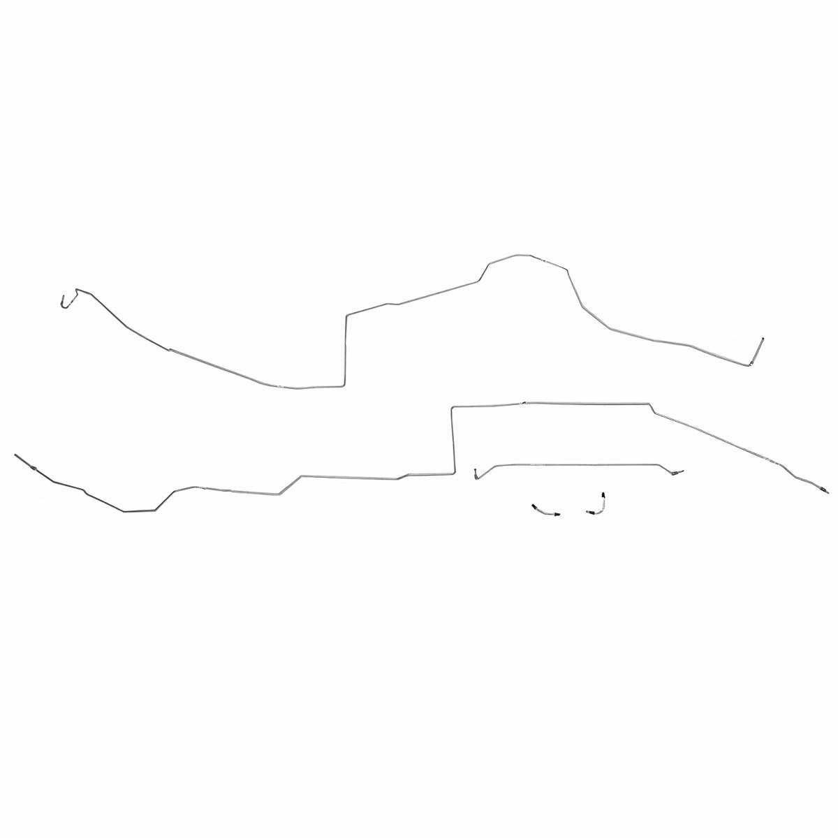 Fits 97-02 Cadillac Eldorado w/ TC Intermediate Brake Line Kit Steel CIN9706OM