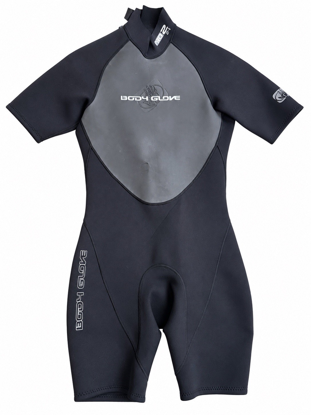 Body Glove Pro 2 Men\'s Shorty Wetsuit - Black/Gray, Size ML (Men)
