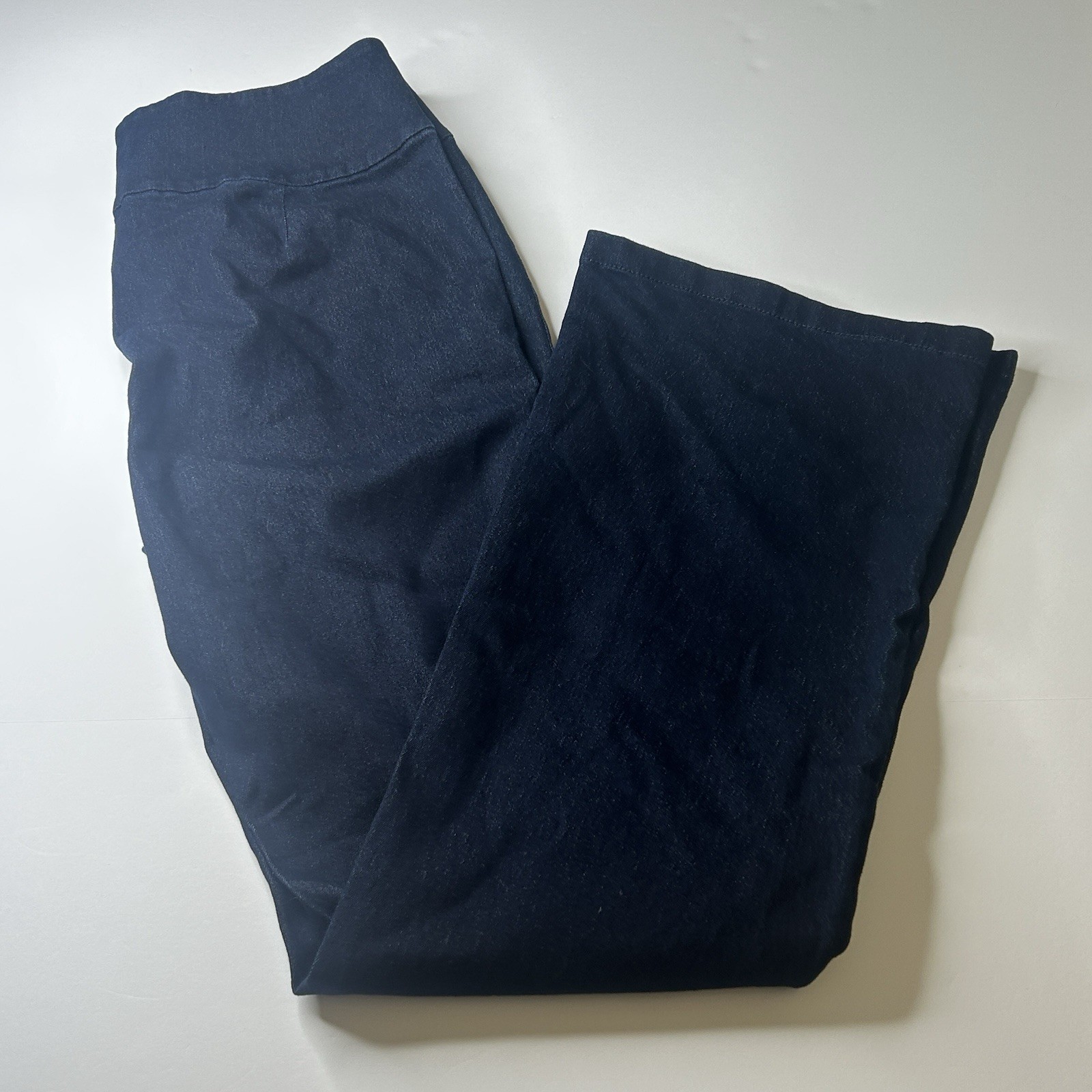 NWT Miss Tina Knowles Dark Wash Blue Pull On Jeans Tummy Control Women’s Size 16