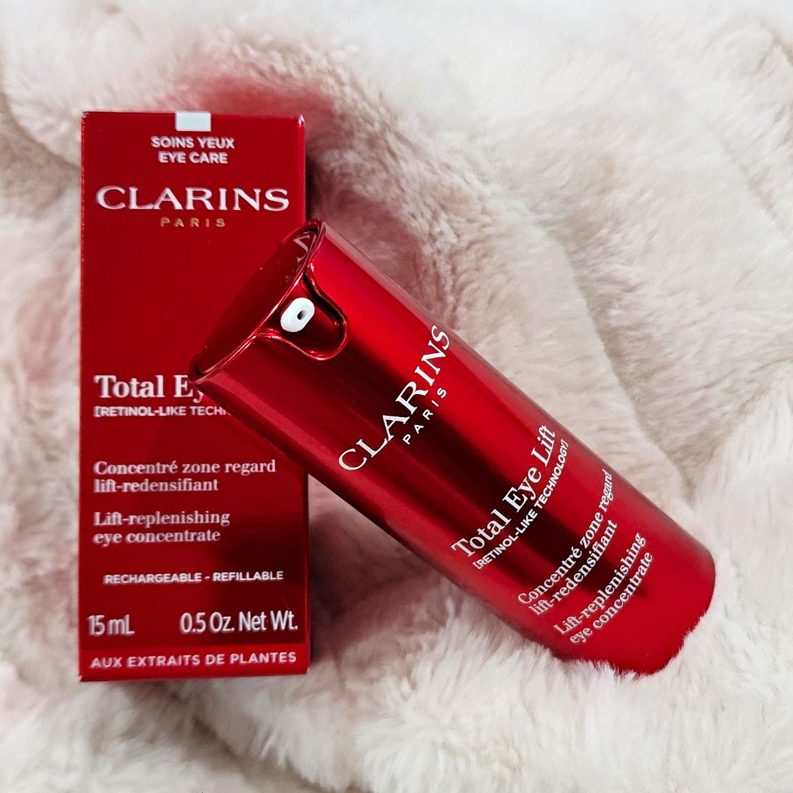Clarins Total Eye Lift Eye Concentrate Firming Dark Circles 15 mL Refillable