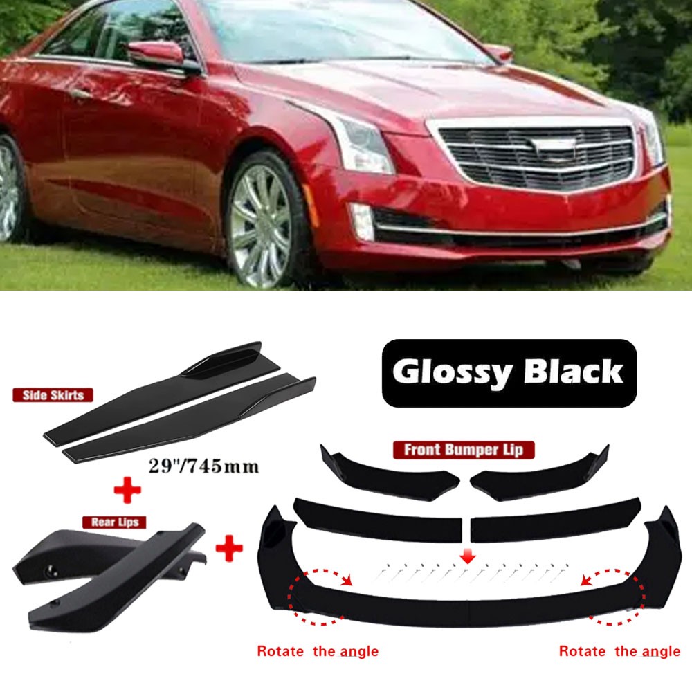 For Cadillac CTS CT5 Front Bumper Lip Chin Spoiler+29\
