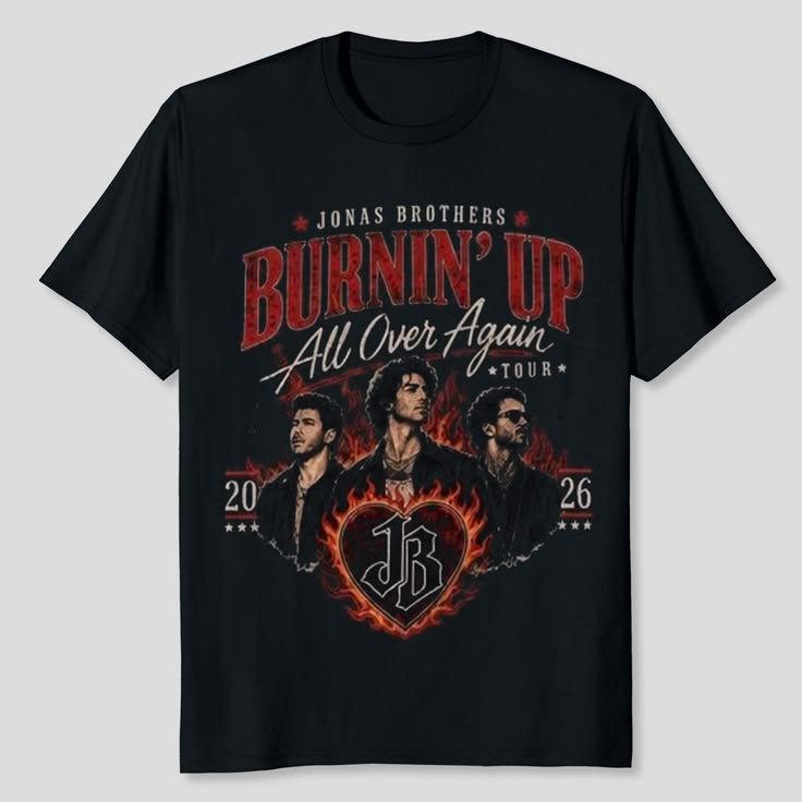 2026 Burning Up Tour All Over Again Cotton T Shirt S - 5XL