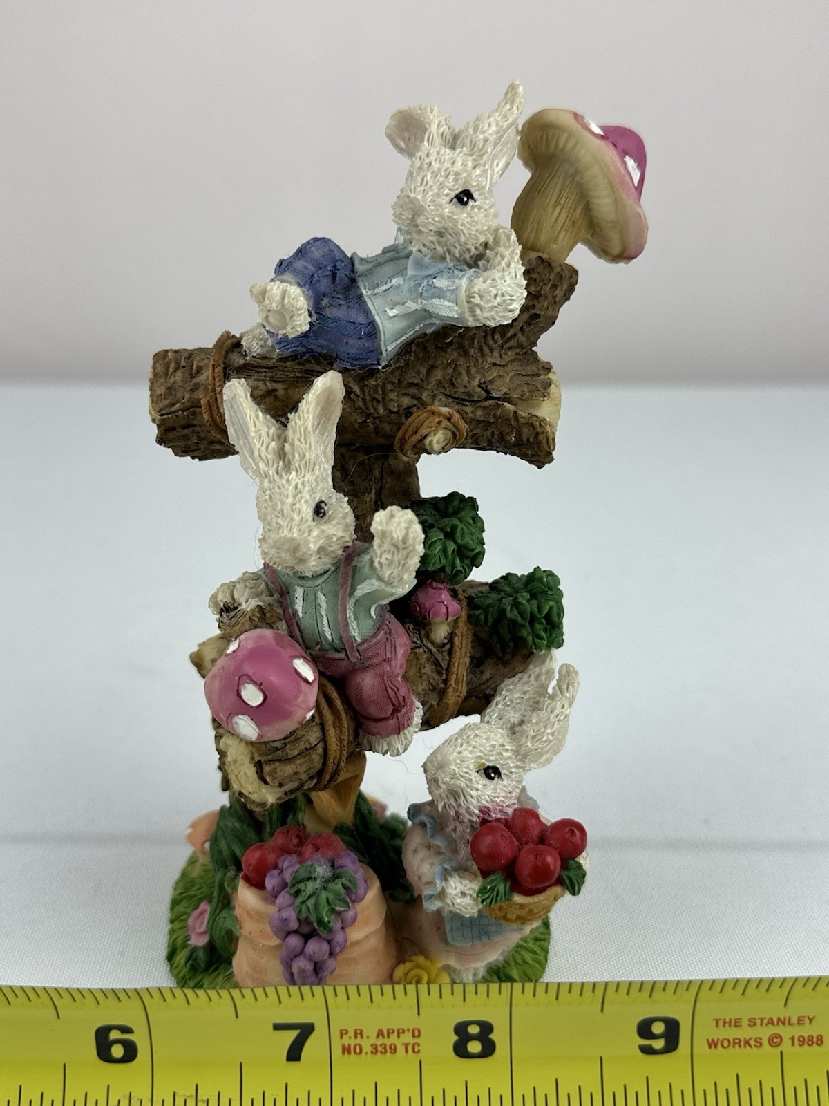 Vintage Easter Spring Rabbit Figurine Vintage Easter Spring Rabbit Figurine