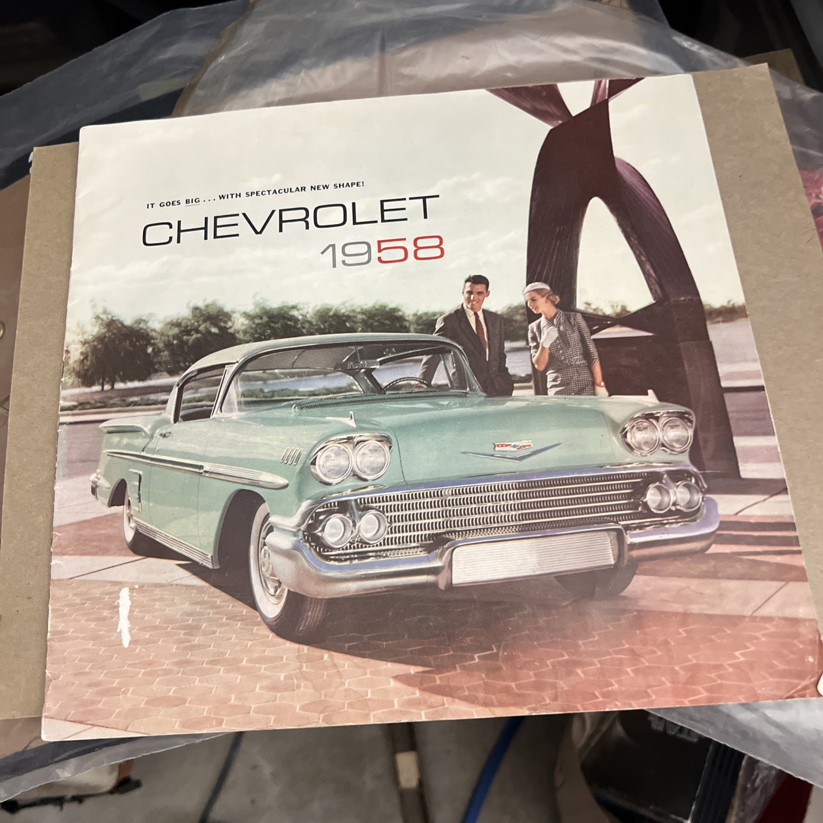1958 Chevrolet Full Line Deluxe Sales Brochure 58 Chevy Bel Air Impala