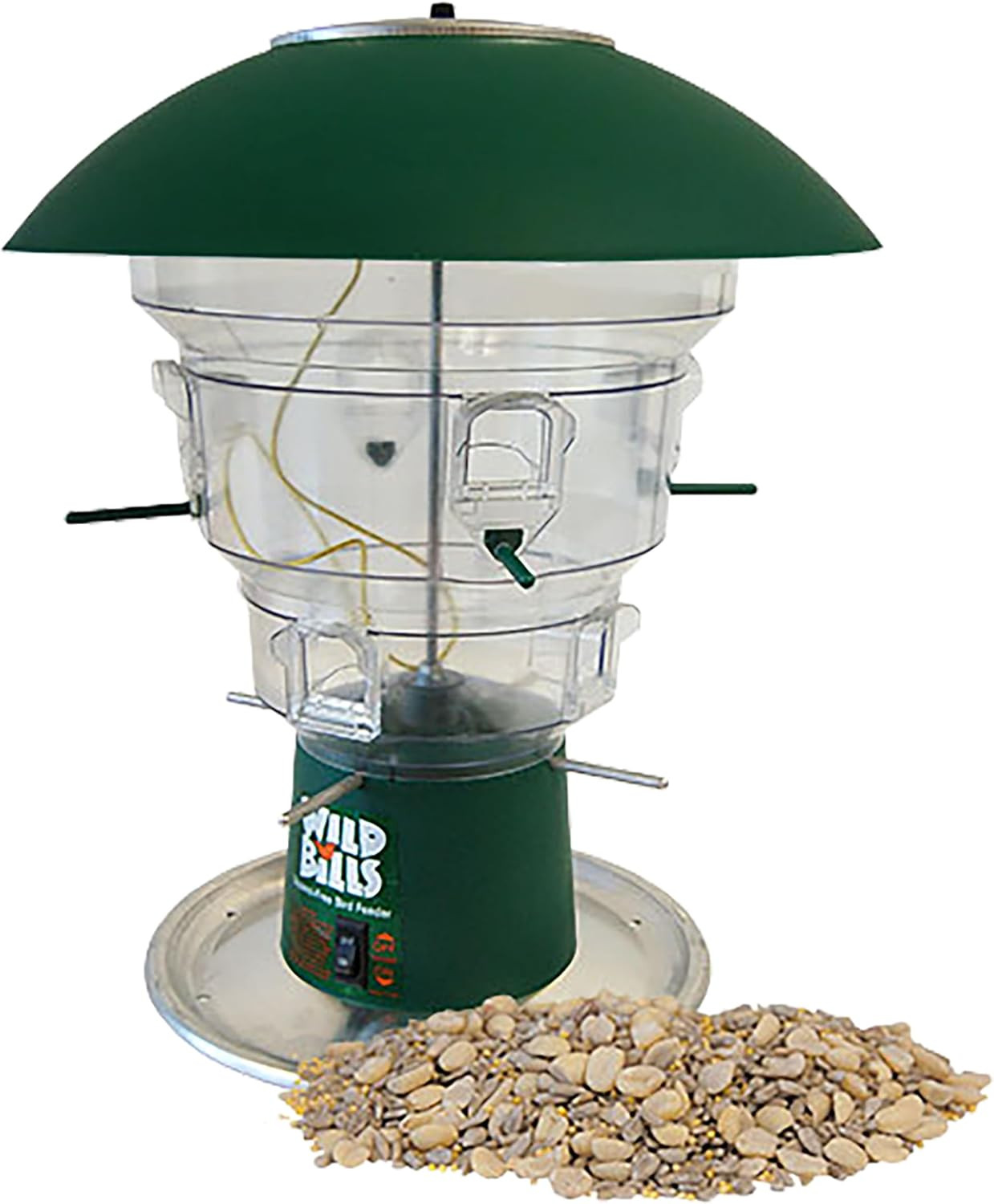 Wild Bill\'s 8 Port Squirrel Proof Bird Feeder Outdoor Wild Bird Feeding Station