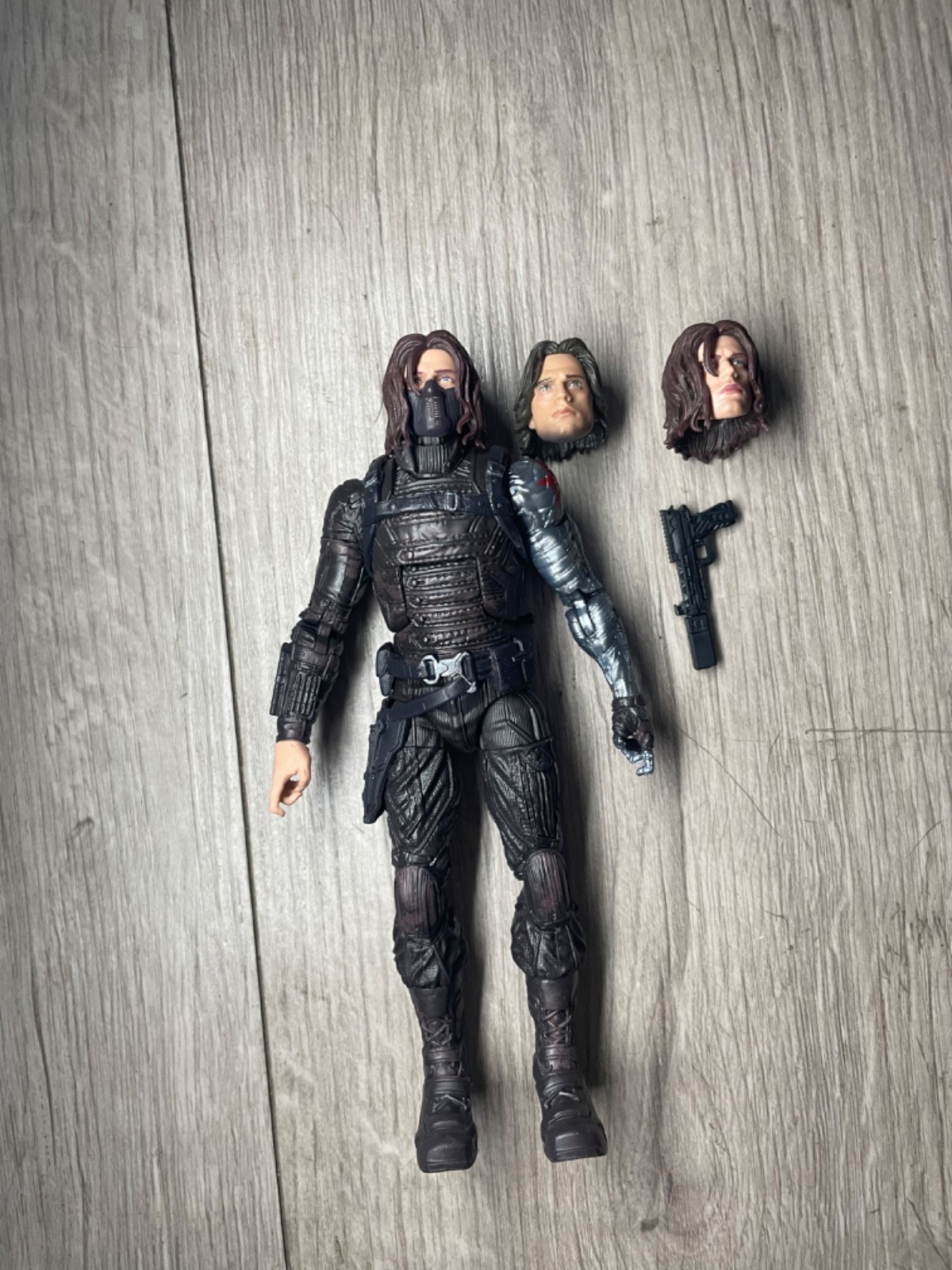 Marvel Legends FLASHBACK Bucky Barnes Falcon Winter Soldier Action Figure Marvel Legends FLASHBACK Bucky Barnes Falcon Winter Soldier Action Figure