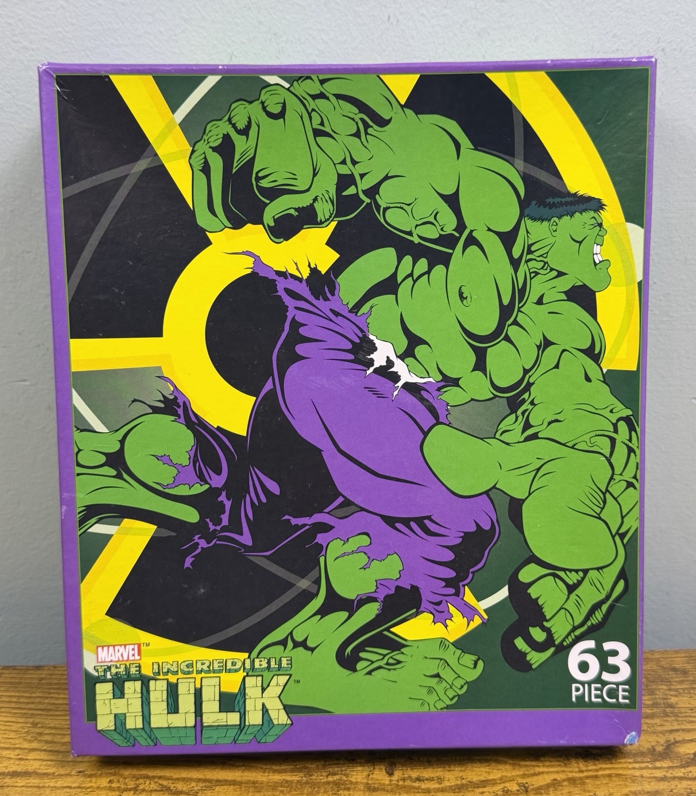 2003 Roseart Marvel Incredible Hulk 63 Piece Puzzle 11” X 12.5” #86536 Sealed