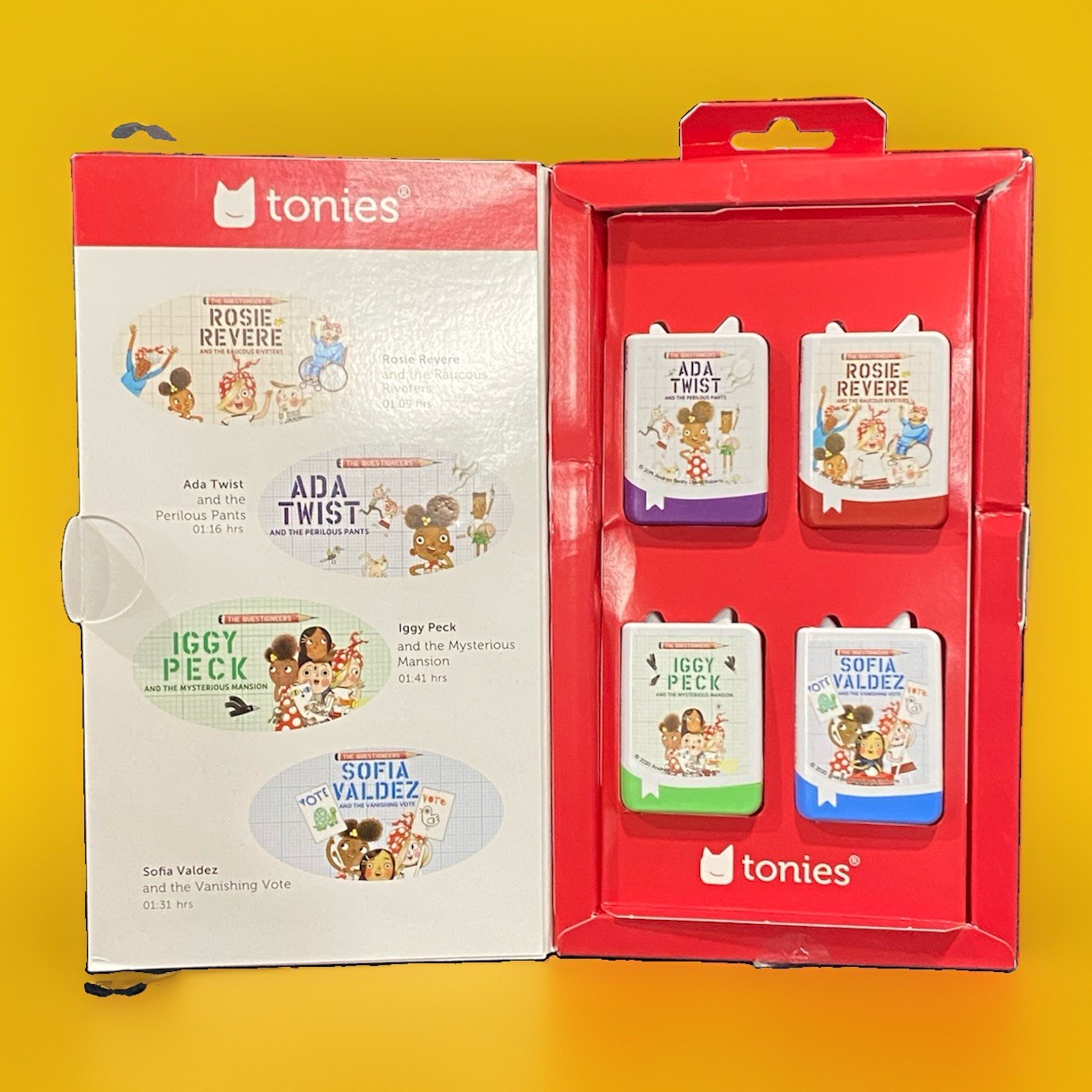 Tonies The Questioneers Series 4 Audiobooks Lot Set 5+HOURS  -READ DESCRIPTION