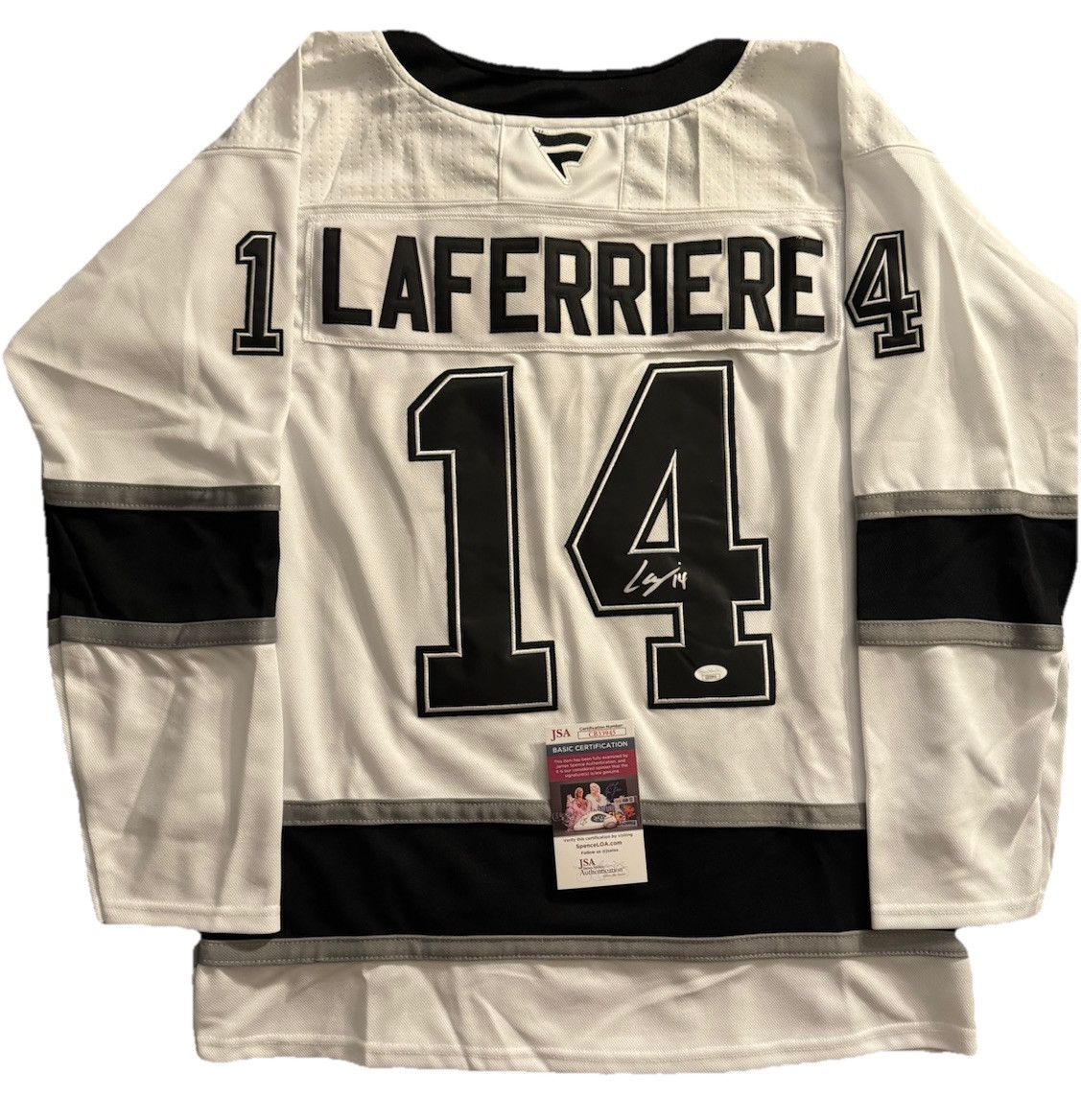 2024-25 Alex Laferriere Signed Los Angeles Kings Jersey JSA COA read description 2024-25 Alex Laferriere Signed Los Angeles Kings Jersey JSA COA read description