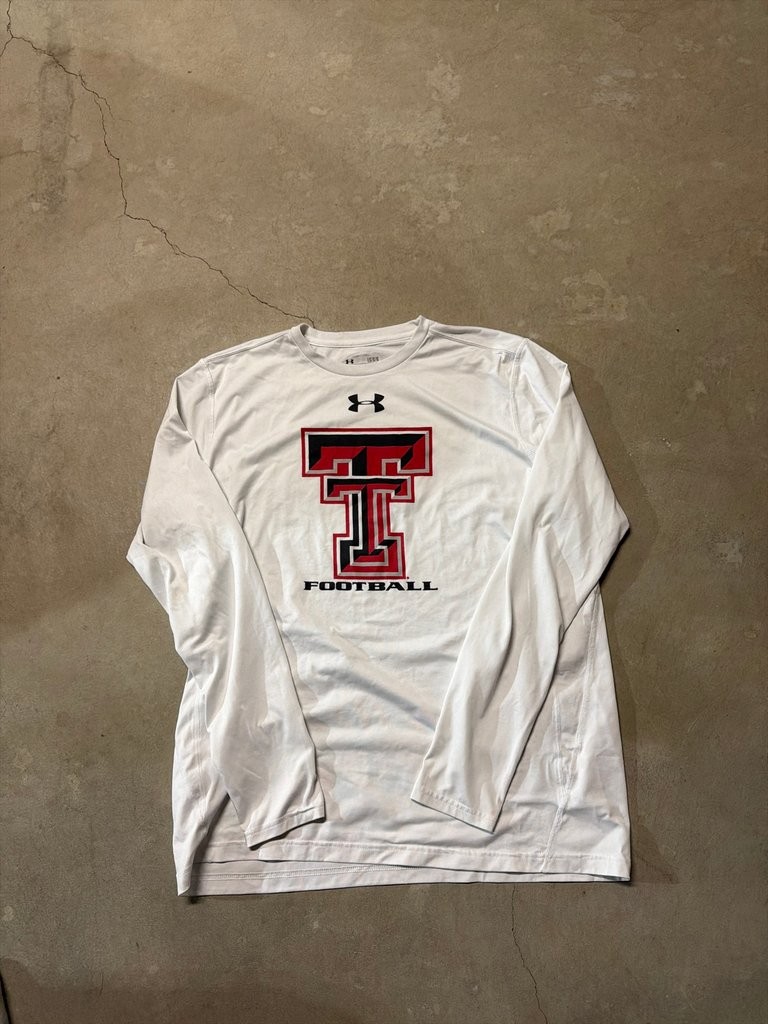 Under Armour HeatGear Texas Tech Football Long Sleeve Shirt