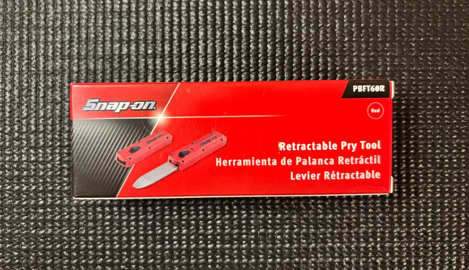 SNAP ON Tools USA NEW RED Out The Front OTF Retractable Pry Tool PBFT60 SNAP ON Tools USA NEW RED Out The Front OTF Retractable Pry Tool PBFT60