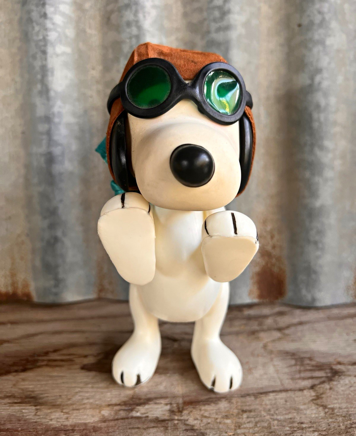 Vintage 1966 Peanuts Snoopy Flying Ace Pocket Doll WWI Pilot Figure Hat Goggles Vintage 1966 Peanuts Snoopy Flying Ace Pocket Doll WWI Pilot Figure Hat Goggles