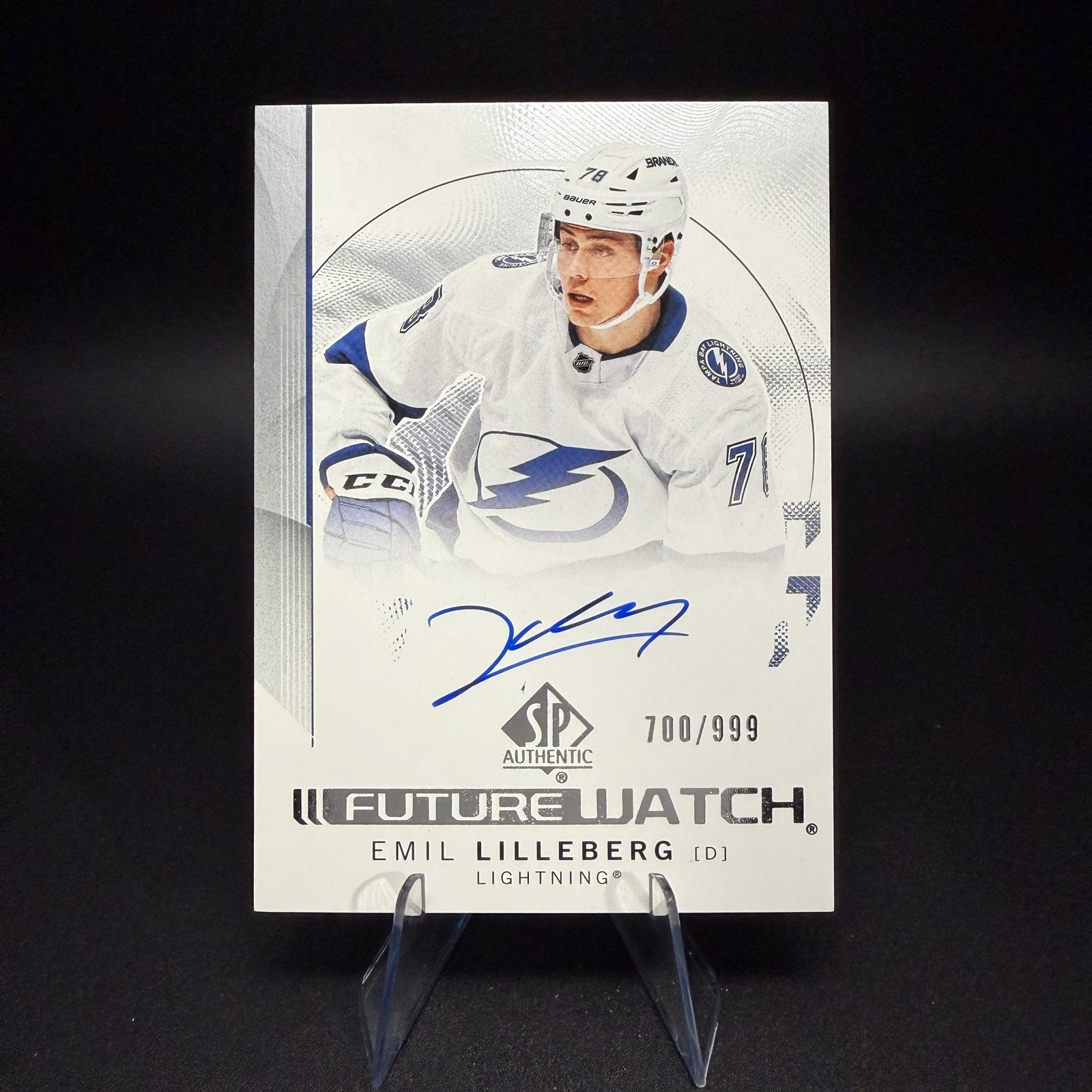 2024-25 Sp Authentic - Autographed Future Watch Emil Lilleberg #141 /999 (RC)