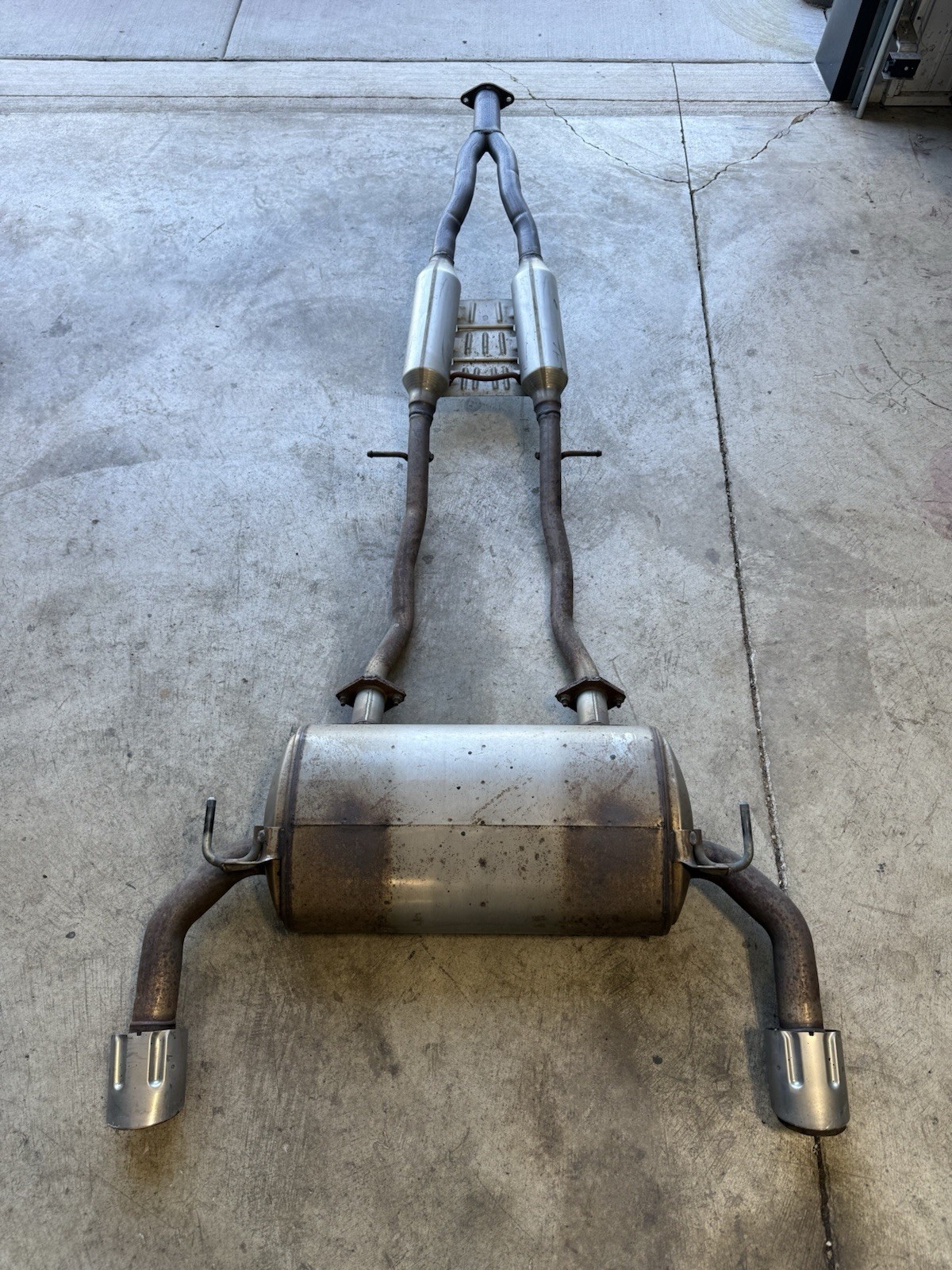2016-2024 Infiniti Q50 Exhaust Muffler  & Resonator  3.0L OEM