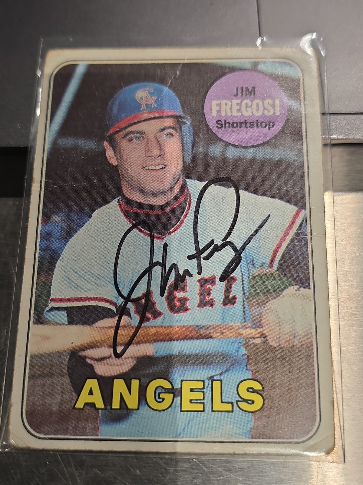 Signed Autographed 1969 Topps Baseball Card #365 Jim Fregosi California Angels Signed Autographed 1969 Topps Baseball Card #365 Jim Fregosi California Angels