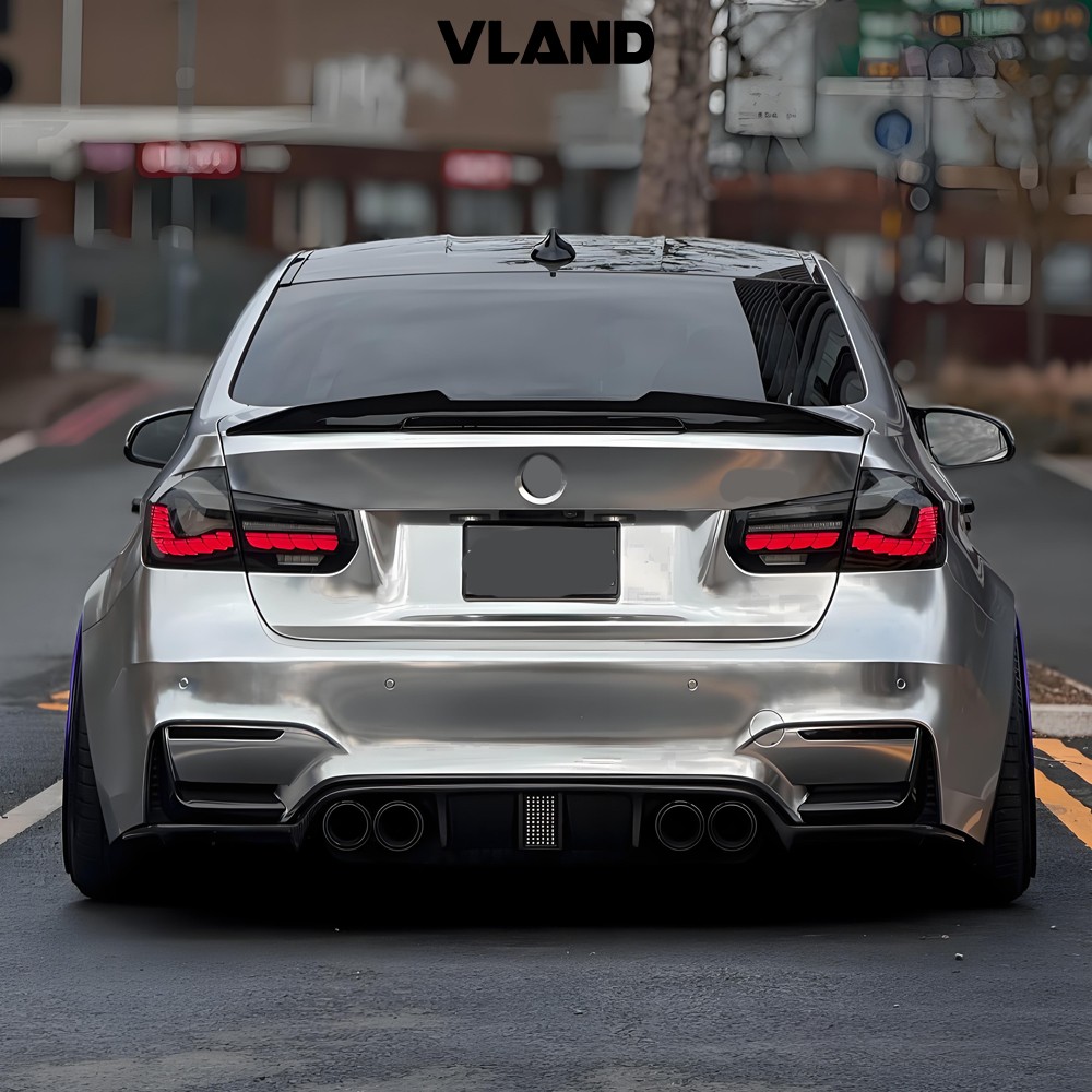 VLAND Smoked OLED GTS Tail Lights For 2012-2018 BMW 3 Series F30 F35 F80 LH+RH