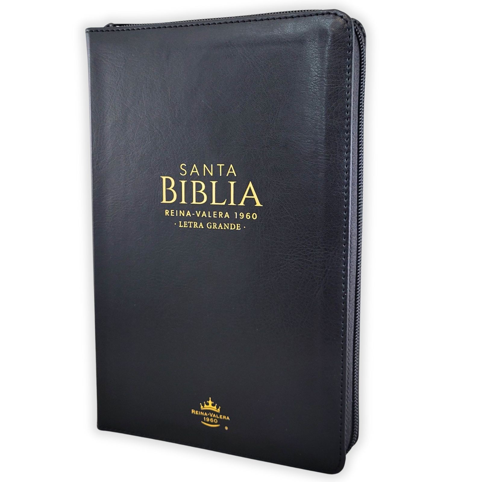 Biblia con Cierre Letra Grande 12 puntos RV1960 imit piel negro con índice Biblia con Cierre Letra Grande 12 puntos RV1960 imit piel negro con índice