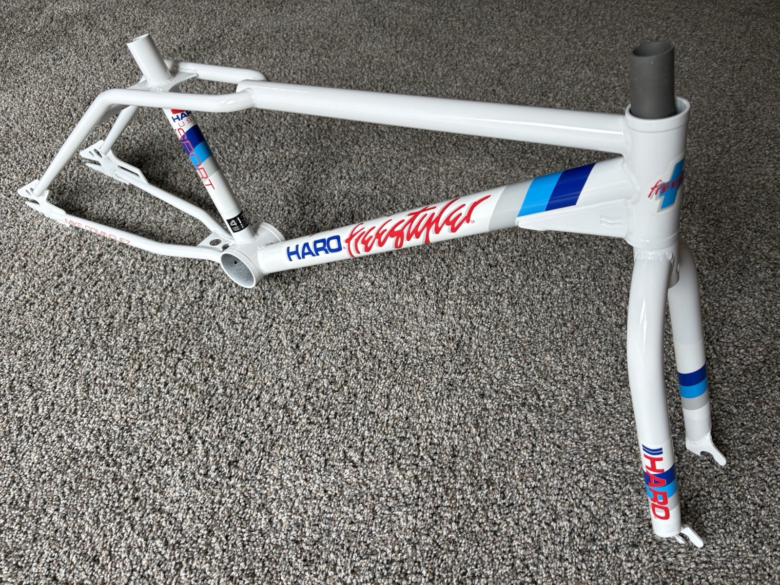 OLD SCHOOL BMX ORIGINAL 1984 3rd GEN HARO SPORT DOMINGUEZ FRAME FORK FREESTYLER