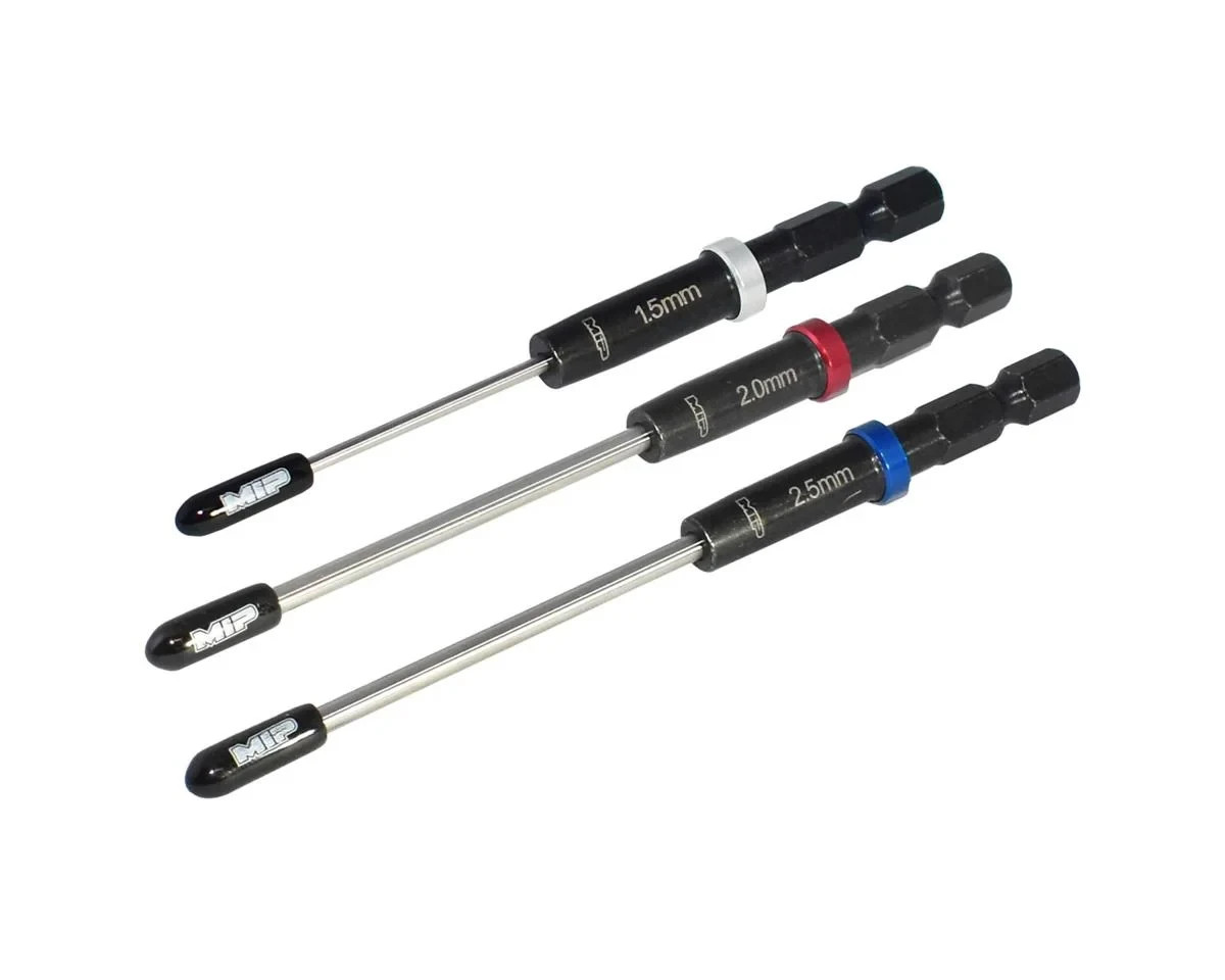 MIP Gen2 Speed Tip Hex Driver Power Tool Tip Set Metric 1.5, 2.0 & 2.5mm MIP9612