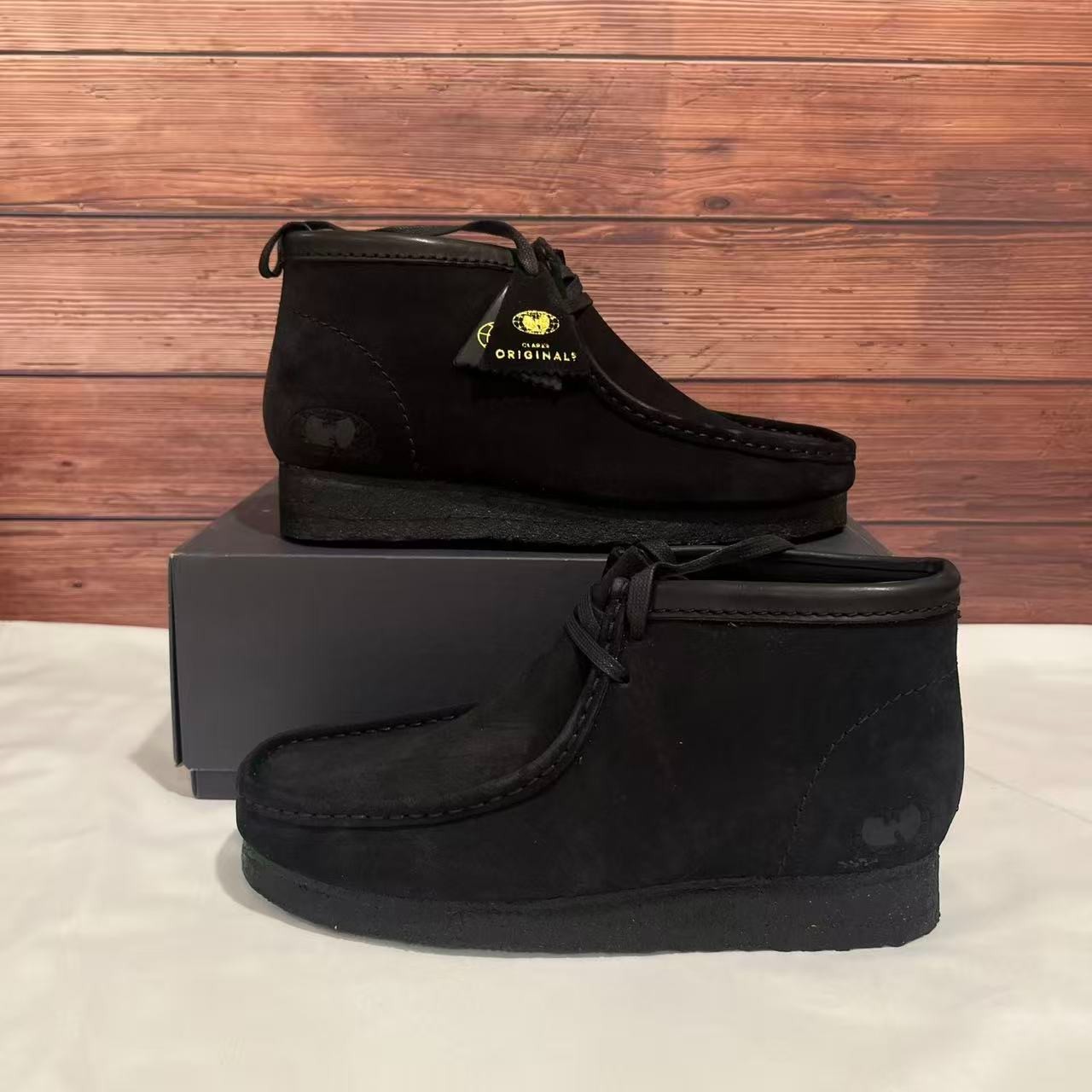 Clarks Originals x Wu-Tang Wallabee Men's Black Suede Boot 26142724