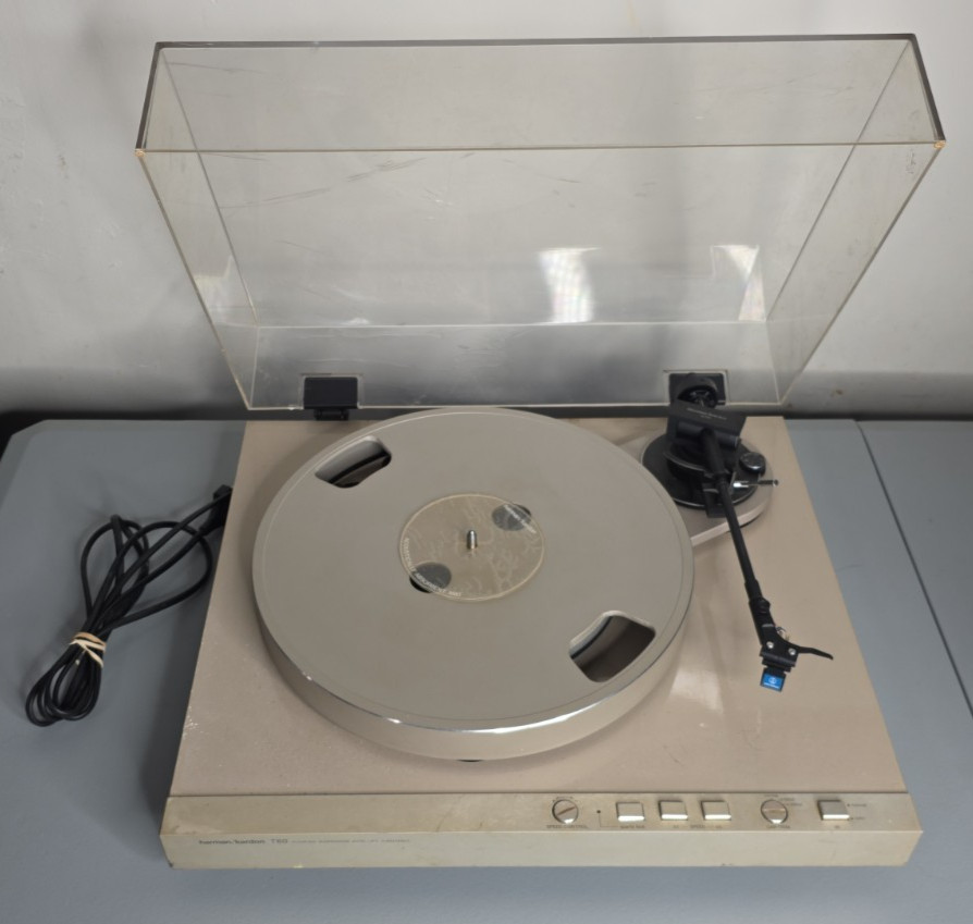 Harman Kardon T60 Turntable - Vintage EU Power Cable - Untested - AS-IS Harman Kardon T60 Turntable - Vintage EU Power Cable - Untested - AS-IS