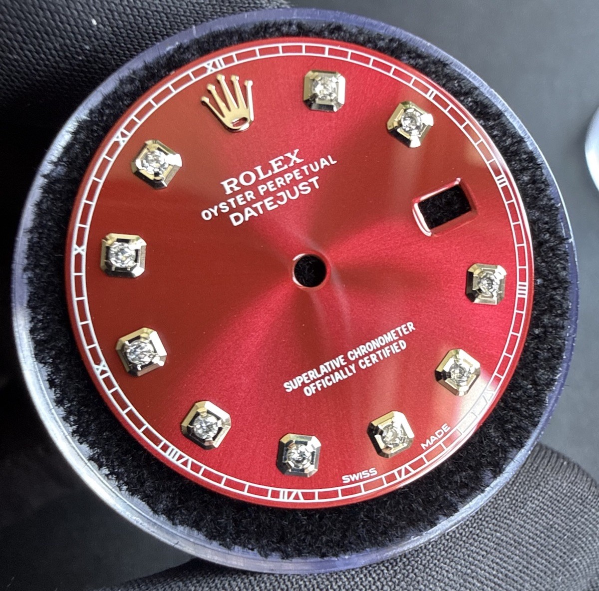 Rolex Quickset DateJust 36 Custom Red Dial For Ref. 16234 16014 116234 Rolex Quickset DateJust 36 Custom Red Dial For Ref. 16234 16014 116234