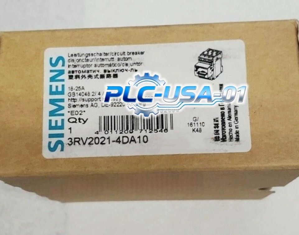 3RV2 021-4DA10 1PCS Brand New Siemens 3RV2021-4DA10 Circuit Breaker  Fast ship