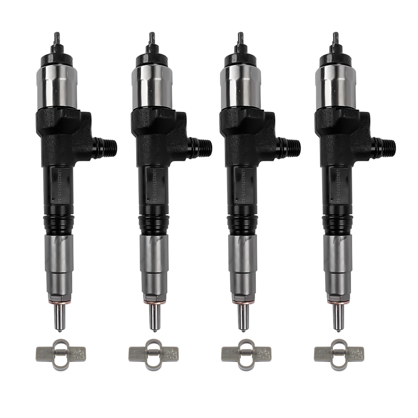 4x Diesel Fuel Injectors for Kubota V3800 V3800T V3800-CR-TI Engine 095000-9690