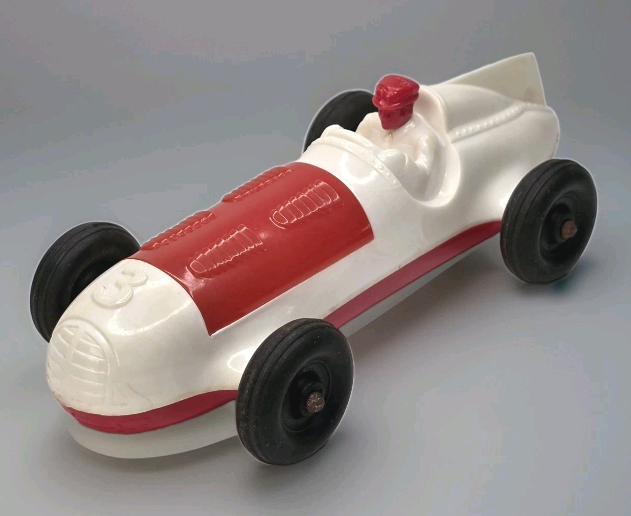 VINTAGE HUBLEY KIDDIE Plastic TOY RACE CAR #3 Race Car Indy Style VINTAGE HUBLEY KIDDIE Plastic TOY RACE CAR #3 Race Car Indy Style